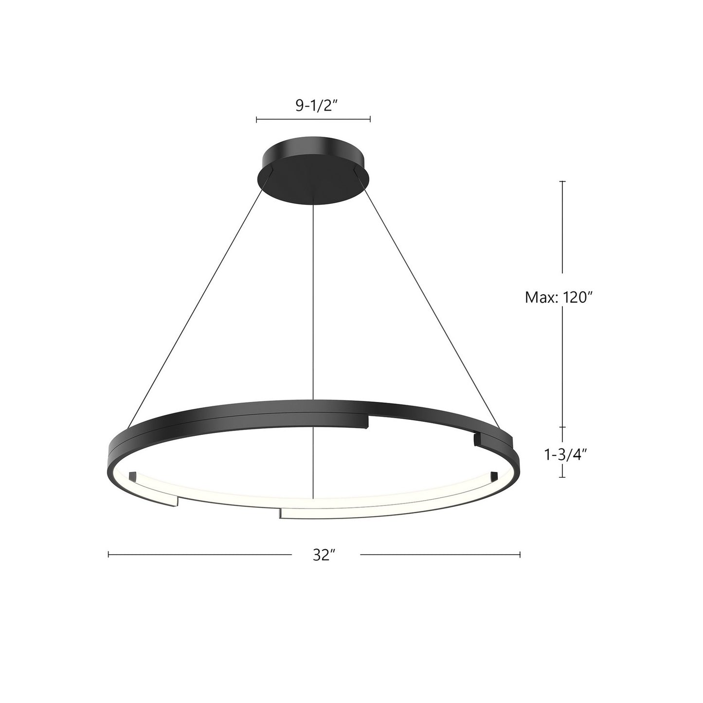 Kuzco Lighting-PD52732-BK|ALT|1