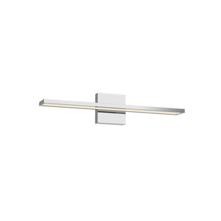 Buy chrome-with-acrylic-light-guide-glass-and-clear-shade Brio Vanity by Kuzco Lighting