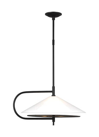 Buy midnight-black Gesture Outdoor (Damp) Pendant by Visual Comfort Studio