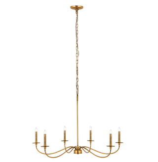 Buy rubbed-brass Arrington Chandelier by Z-Lite