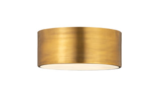 Buy rubbed-brass Harley Outdoor (Damp) Flush Mount Ceiling Light by Z-Lite