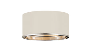 Buy matte-white-chrome Arlo Outdoor (Damp) Flush Mount Ceiling Light by Z-Lite