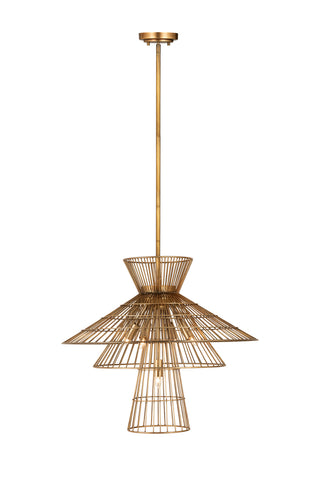 Buy rubbed-brass Alito Chandelier by Z-Lite