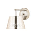 Polished Nickel with Polished Nickel Glass and Metal Shade