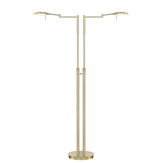 Buy satin-nickel Dessau Floor Lamp by Arnsberg