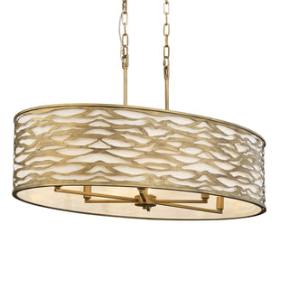 Buy havana-gold-and-natural-cream-shade Kato Pendant by Varaluz