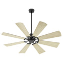 8-Blades Mod Outdoor (Damp) Ceiling Fan by Quorum