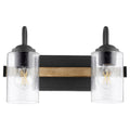 Pepper Glass Lighting Series Vanity by Quorum