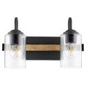 Pepper Glass Lighting Series Vanity by Quorum