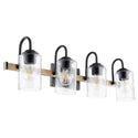 Pepper Glass Lighting Series Vanity by Quorum