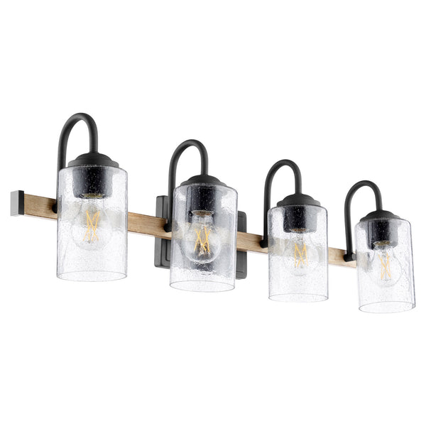 Pepper Glass Lighting Series Vanity by Quorum