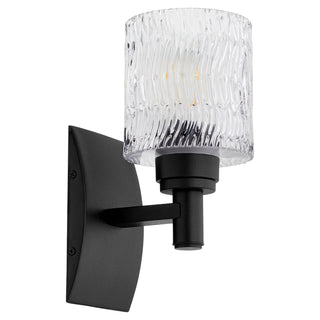 Buy textured-black Stadium Outdoor (Damp) Sconce by Quorum