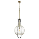 Textured Glass Pendants Outdoor (Damp) Pendant by Quorum