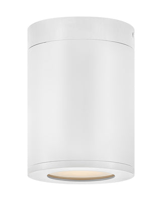 Buy satin-white Silo Outdoor (Damp) Flush Mount Ceiling Light by Hinkley