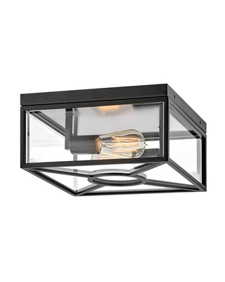 Brixton Outdoor (Damp) Flush Mount Ceiling Light by Hinkley