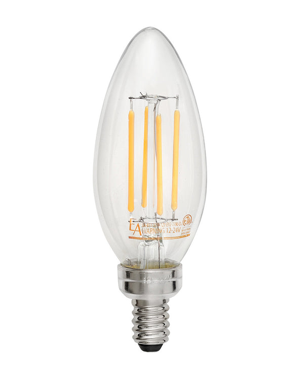 Torpedo 3 Watt Candelabra 12V 2700k Light Bulb by Hinkley