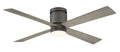 Kwartet Outdoor (Damp) Hugger Ceiling Fan with Light by Fanimation