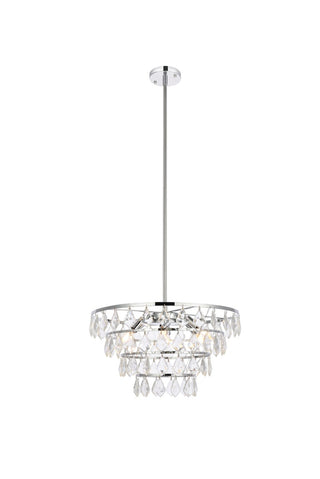 Buy chrome Ella Pendant by Elegant Lighting