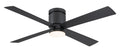 Kwartet Outdoor (Damp) Hugger Ceiling Fan with Light by Fanimation