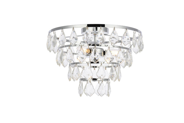 Ella Flush Mount Ceiling Light by Elegant Lighting