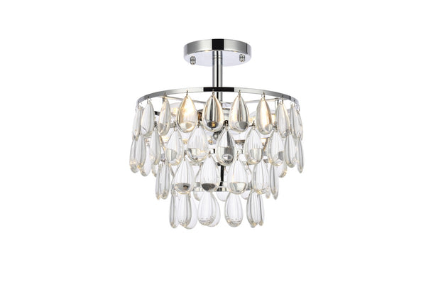 Mila Flush Mount Ceiling Light by Elegant Lighting