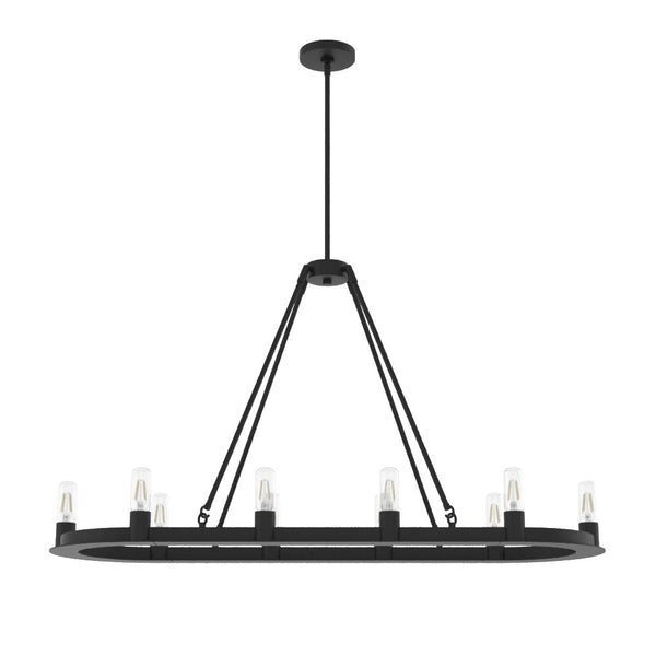 Saddlewood Chandelier by Hunter