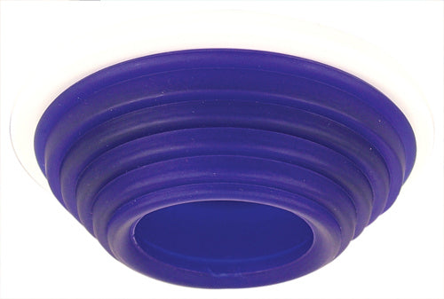 3" Rnd Stppd Glss In Blue Accessory by Elco Lighting
