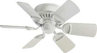 Buy studio-white-finish-with-studio-white-blades Medallion Ceiling Fan by Quorum
