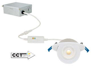 4"LED Adjstbl Eyeball 840Lmn 5Cct Accessory by Elco Lighting
