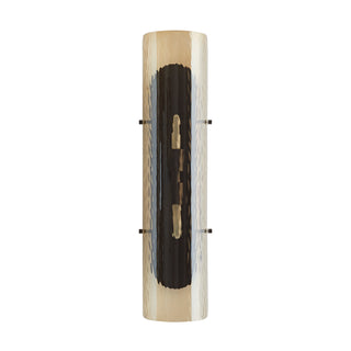 Buy amber-and-amber-brown-shade Bend Outdoor (Damp) Wall Sconce by Arteriors