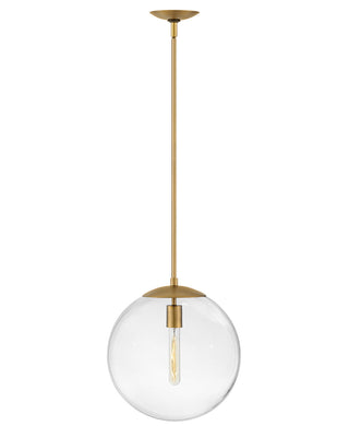 Buy heritage-brass-with-clear-glass-and-clear-shade Warby Pendant by Hinkley