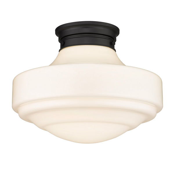 Ingalls Outdoor (Damp) Semi-Flush Mount Ceiling Light by Golden