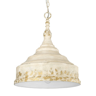 Buy antique-ivory Keating Outdoor (Damp) Pendant by Golden