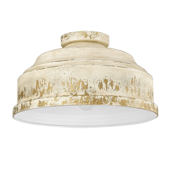 Keating Outdoor (Damp) Flush Mount Light by Golden