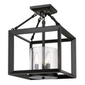 Smyth Outdoor (Damp) Semi-Flush Mount Ceiling Light by Golden
