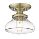 Nash Outdoor (Damp) Semi Flush Mount Light by Golden