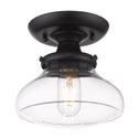 Nash Outdoor (Damp) Semi Flush Mount Light by Golden
