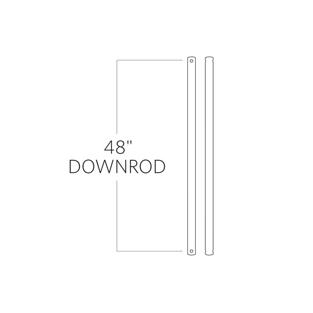 Universal Downrod by Visual Comfort Fan
