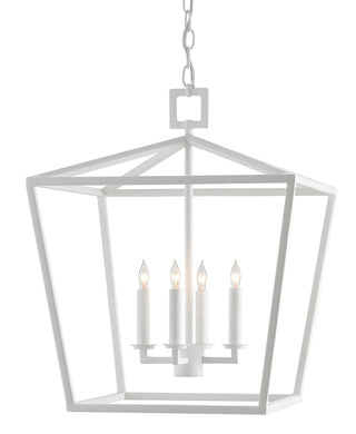 Buy gesso-white Denison Collection Lantern by Currey and Company