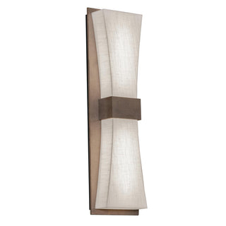 Buy weathered-grey-with-linen-white-lumafuse-glass Aberdeen Outdoor (Damp) Wall Sconce by AFX Lighting