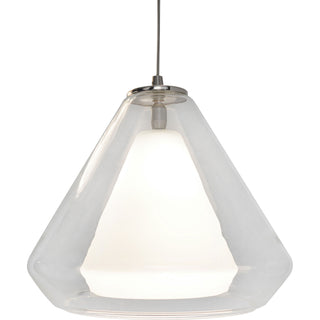 Buy satin-nickel-with-clear-glass-glass-and-clear-shade Armitage Outdoor (Damp) Pendant by AFX Lighting