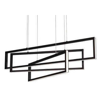 Buy black-with-white-acrylic-glass Cole Outdoor (Damp) Pendant by AFX Lighting