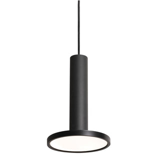 Buy black-with-white-acrylic-glass-and-white-shade Luna Outdoor (Damp) Pendant by AFX Lighting