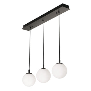 Buy black-with-white-glass-glass-and-white-shade Loretto Outdoor (Damp) Pendant by AFX Lighting