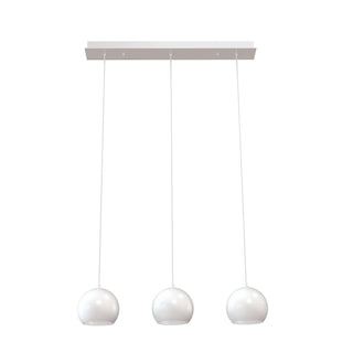 Buy white-with-white-steel-glass Roxy Outdoor (Damp) Pendant by AFX Lighting