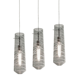 Buy satin-nickel-with-smoke-glass-glass-and-smoke-shade Spun Outdoor (Damp) Pendant by AFX Lighting