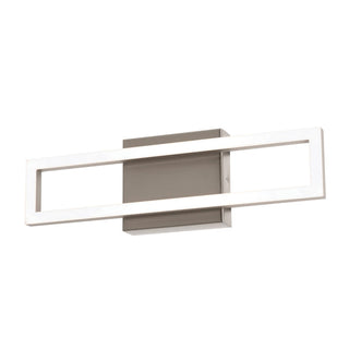Buy satin-nickel-with-white-acrylic-glass Zola Linear Vanity by AFX Lighting