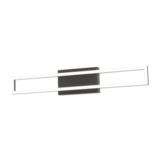 Buy black-with-white-acrylic-glass Zola Linear Vanity by AFX Lighting