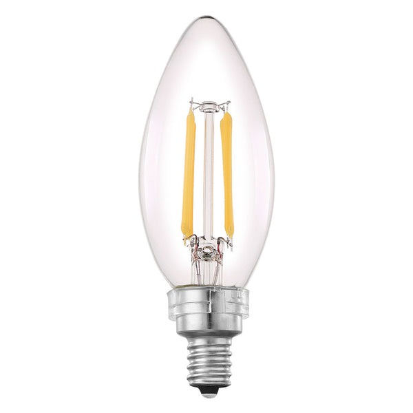 Torpedo 4 Watt E12 Candelabra B10 120.00V LED 3000k Light Bulb by Eglo USA