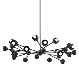 Buy soft-black-and-black-shade Colt Outdoor (Damp) Chandelier by Troy Lighting